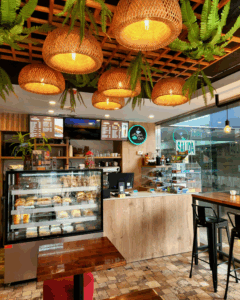 Angela Café, área de café